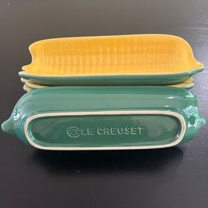 Le Creuset Stoneware Sweet Corn Dish set of 4